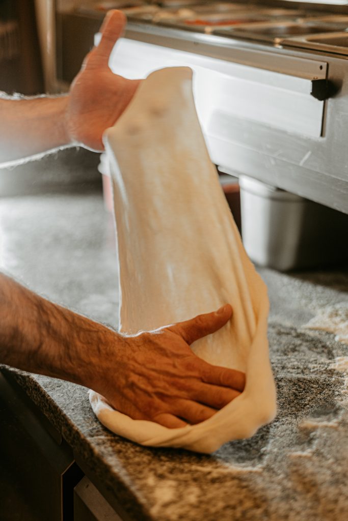 work in progress at the pizza vagabond - Italian restaurant amsterdam for best pizza